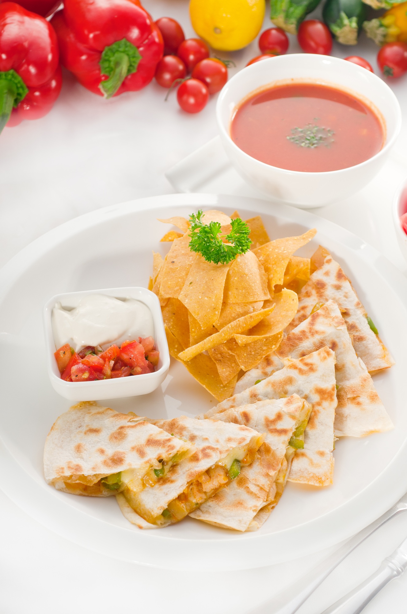 original Mexican quesadilla de pollo